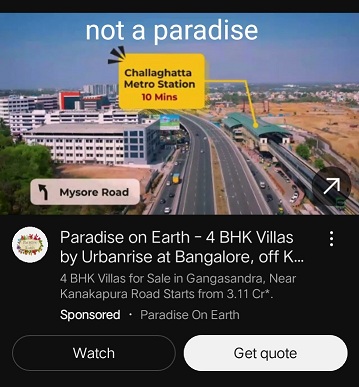 Paradise on earth - 4 BHK Villas by Urbanrise at Bangalore